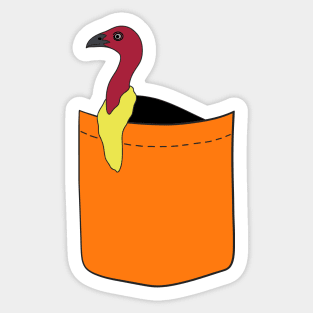 Pocket Brush Turkey Sticker